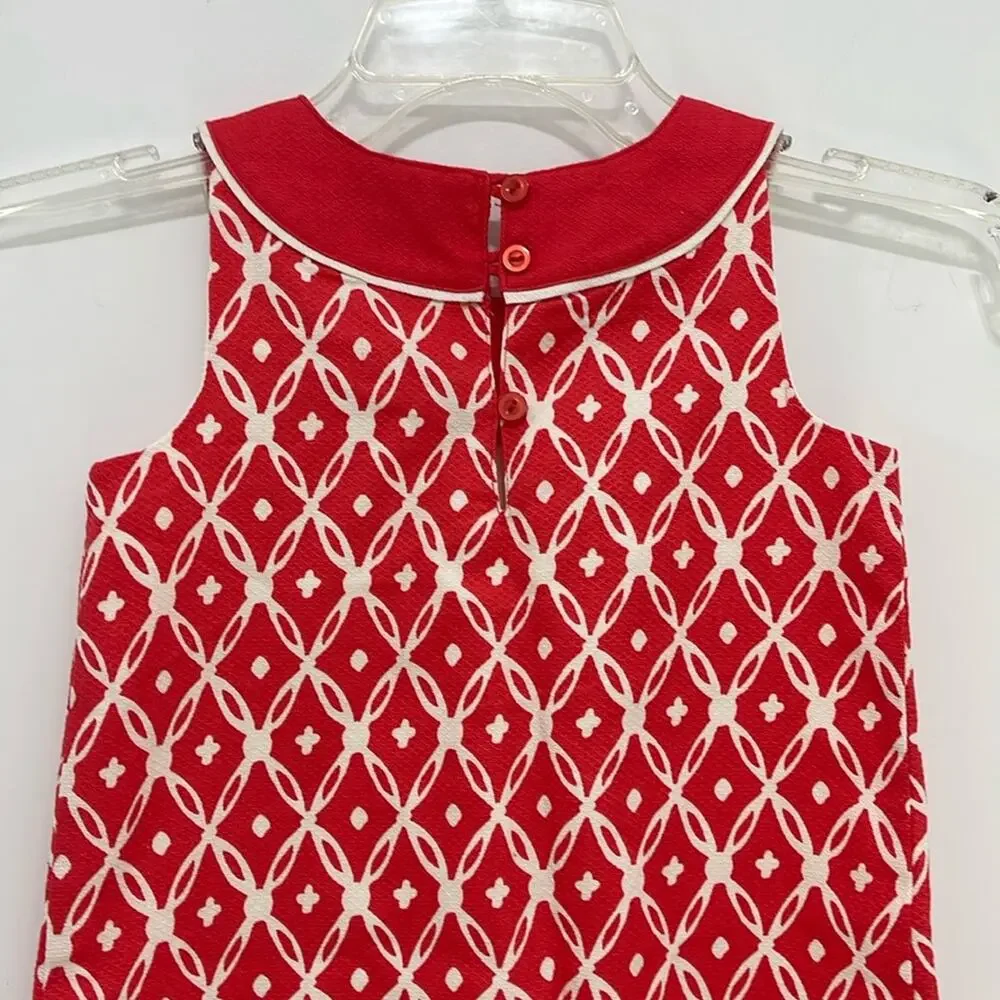 Maggie & Zoe Girl’s Dress Red White  Size 5-6 years